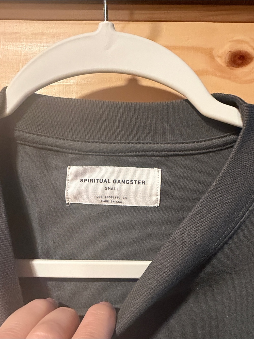 Spiritual Gangster Long Sleeve Tee Small - Picture 2 of 2